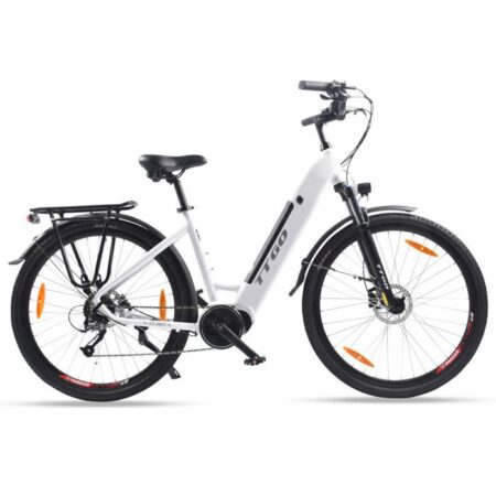 Vélo Électrique 28"- BaFang Moteur Central 350W - Batterie 36V/20Ah - Autonomie 180 km,Shimano 9 vitesses,Fourche à