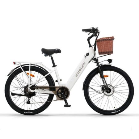 Vélo électrique Cysum X-City - moteur 48V 250W - batterie 48V10.4Ah - SHIMANO 7 vitesses - Homme/Femme - loisir