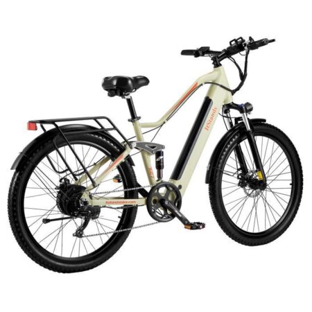 Vélo électrique E-BIKE 27.5"x2.8" ITSTANDS X27,Moteur 750W,Batterie 17.5AH,Autonomie 100KM,VTT 40KM/H - Jaune