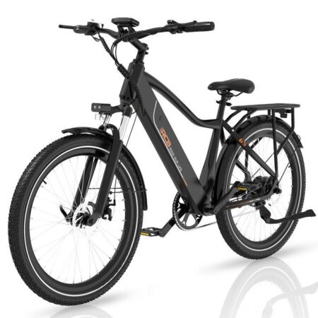 Vélo Électrique 27.5" RCB G5 – E-Bike 250W, 7 Vitesses, Batterie Amovible 36V 10.4Ah, Contrôle NFC & APP - Noir