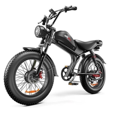 Vélo électrique EMOKO C93 - Dual Moteur 2000W - Batterie Amovible 23Ah - Autonomie 100 km - Shimano 7 Vitesses - Roues 20''