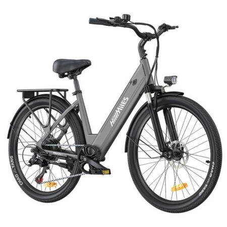 Vélo électrique HillMiles MileCity1 - Moteur 250W - Batterie 36V 13Ah - Pneu 26 Pouces - Autonomie Max 100km - Shimano 7 Vitesses