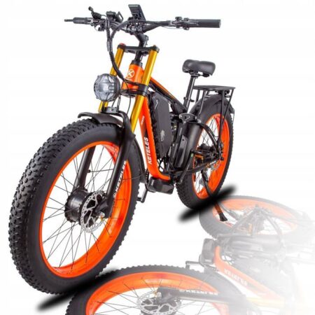 Vélo électrique KETELES Double moteur 1000W*2 -  batterie 48V 23Ah  avec pneus 26"*4.0 frein à disque hydraulique
