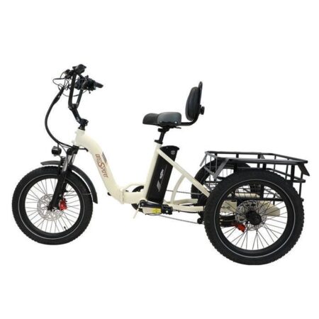 Vélo électrique OneSport OT30 - Batterie 13 Ah - Moteur Bafang 500 W -7 vitesses - Frein à huile - Blanc