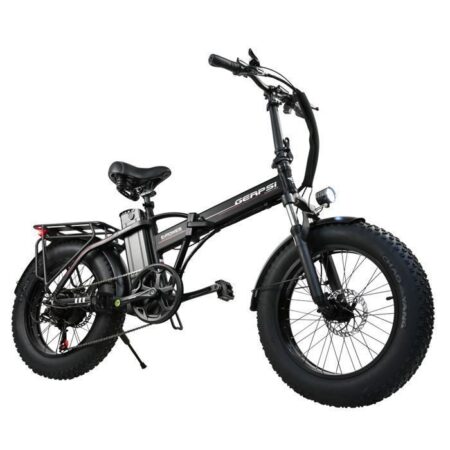 Vélo Électrique Pliable 20" Fat Tire, Moteur 48V/750W, Batterie Amovible 48V13Ah, 7 Vitesses, Freins à Disque, Autonomie 40-50 km