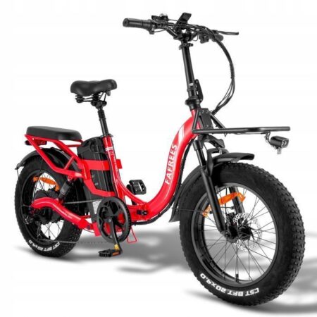 Vélo électrique pliant FAFREES F20 X-Max 750W 48V30AH 7 vitesses 20" Rouge VTT neige sable jeunesse adulte hommes et femmes cadeaux