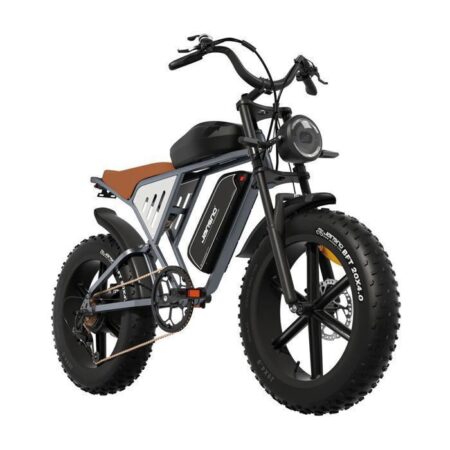 Vélo Électrique Puissant 1000W - Dual Batterie 48V 14Ah+20Ah - Autonomie 100km - Shimano 7 Vitesses - Pneus 20x4.0" Noir