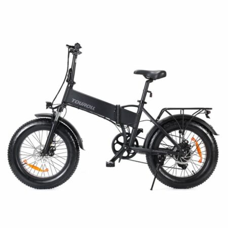 Vélo Électrique Touroll S1 - Gros Pneus 20 '× 4,0' - Couple 60 Nm - Vitesse Max 25 km/h -Batterie 15,6 Ah - Portée Max 100 km