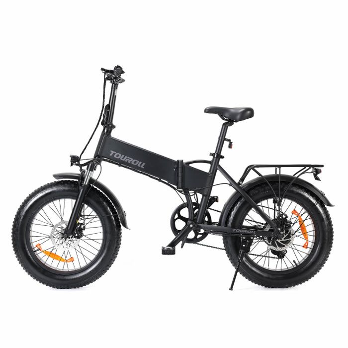 Vélo Électrique Touroll S1 - Gros Pneus 20 '× 4,0' - Couple 60 Nm - Vitesse Max 25 km/h -Batterie 15,6 Ah - Portée Max 100 km