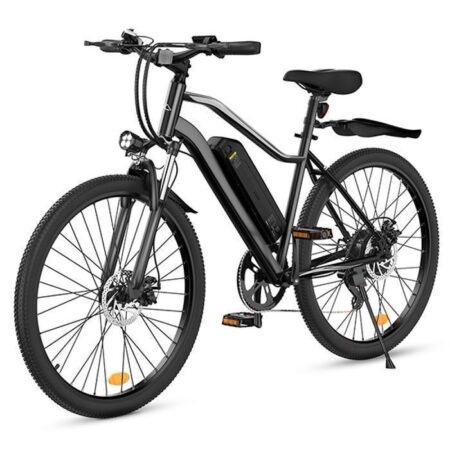 Vélo électrique VTT adulte Noir  26" EB3, Moteur 250W, Batterie Amovible 36V 10.4Ah, 35km/h, portée 100km