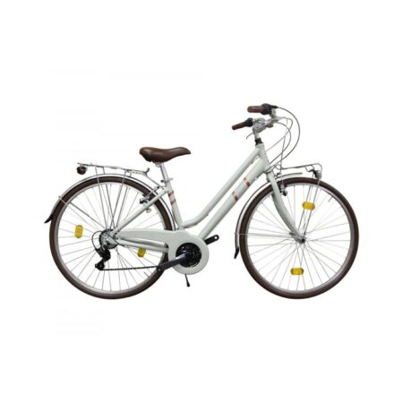 Vélo Urbain 28" - Alpina - Urban-a - 21 Vitesses - Argent - Cadre Alu