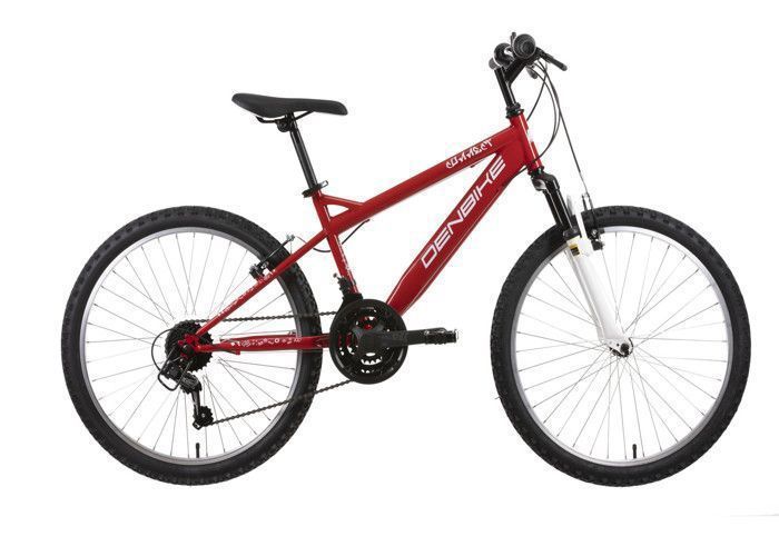 Vélo VTT 24'' Fourche Télescopique - 18 Vitesses - Shimano TY21 - Freins V-Brake et Jantes en Aluminium