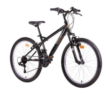 Vélo VTT 24'' Fourche Télescopique Discovery Adventures avec 18 Vitesses par poignées tournantes et Freins V-Brake