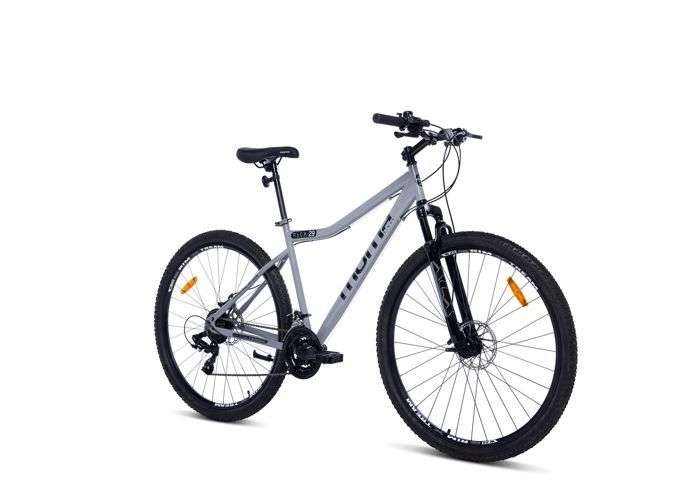 Moma Bikes - VTT 29" - Semi-Rigide - SHIMANO 21 Vitesses - Freins a disques - Gris