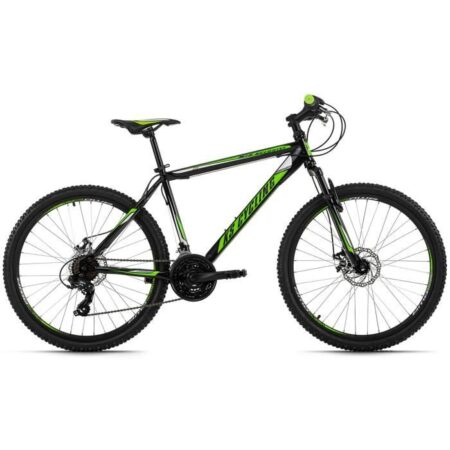VTT semi-rigide noir-vert KS Cycling Sharp 26" - 21 vitesses - taille 51 cm