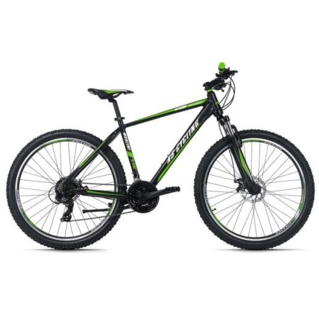VTT semi-rigide 27,5" Morzine noir-vert 48 cm KS Cycling - Mixte - Chemins et sentiers - 21 vitesses