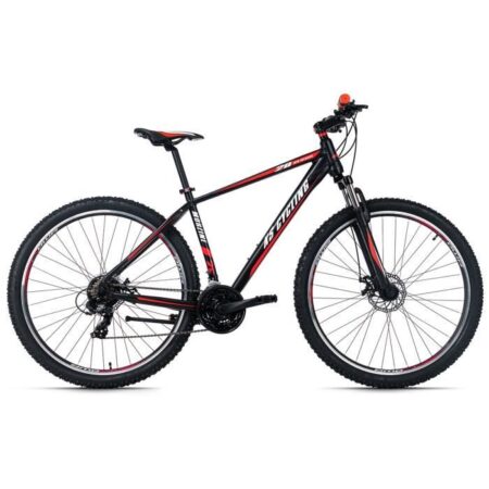 VTT semi-rigide 29" Morzine noir-rouge 48 cm KS Cycling - Vélo VTT 21 vitesses avec freins à disque