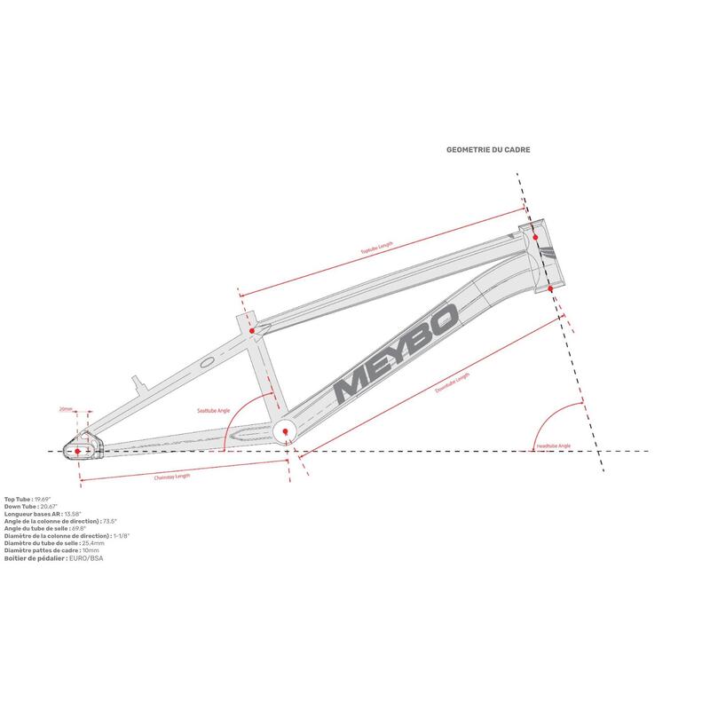 Bmx Meybo TLNT 2025 - Bleu/Jaune/Blanc - Expert – Image 5