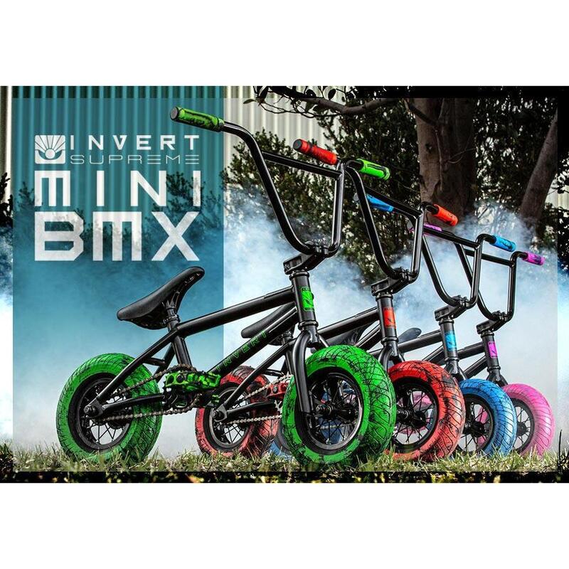 Invert Supreme Mini BMX - Noir/Rose – Image 5