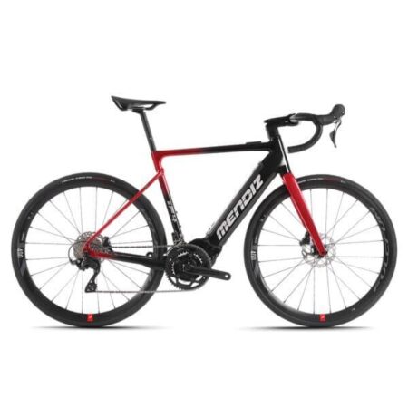 Mendiz EF4 | Vélo électrique de route | Noir-Rouge | 47