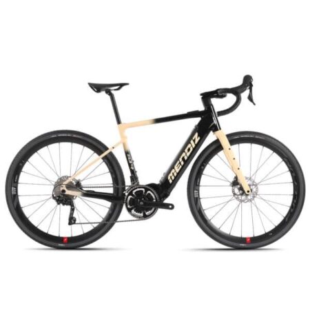 Mendiz EG4 | Vélo Gravel Électrique | Noir-Beige | 48