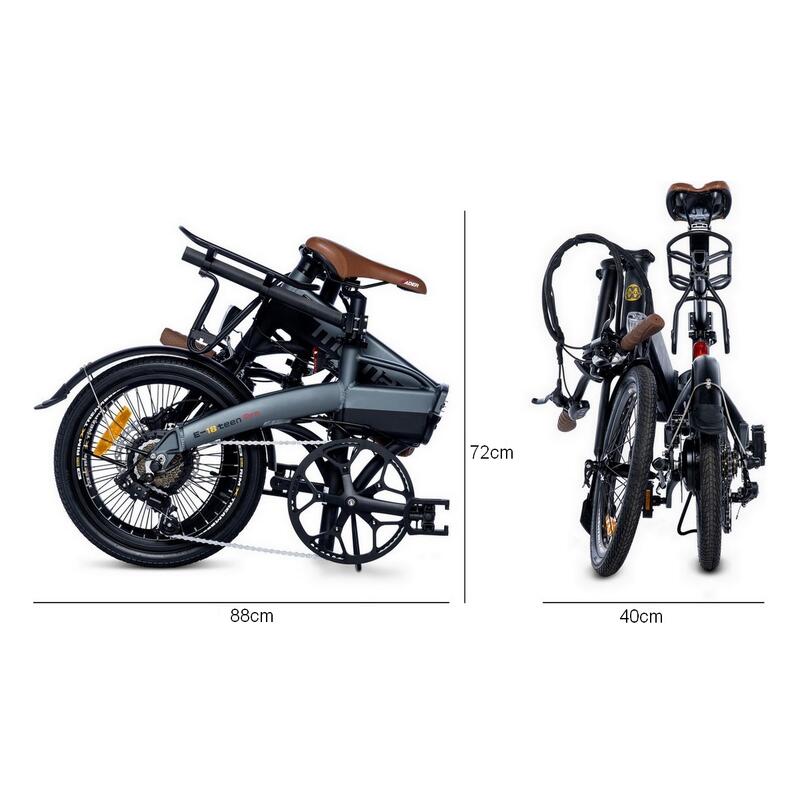 Reconditionné - Vélo Electrique Pliant, E-18TEEN,SHIMANO 7V - Excellent – Image 2