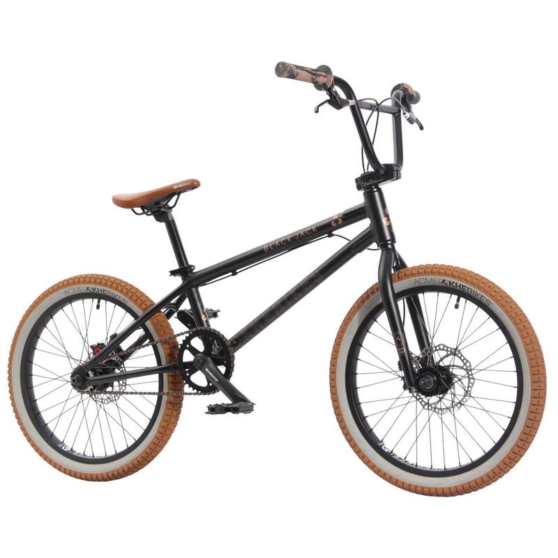 Vélo BMX alu BLACK JACK DISC AL noir 20 pouces 10 kg – Image 2