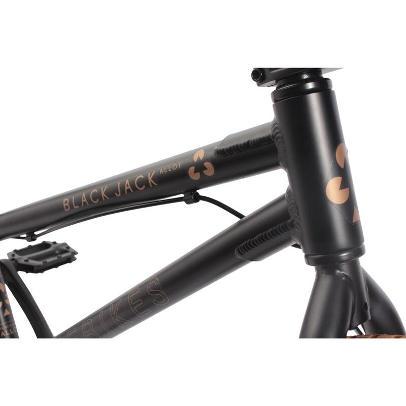 Vélo BMX alu BLACK JACK DISC AL noir 20 pouces 10 kg – Image 4