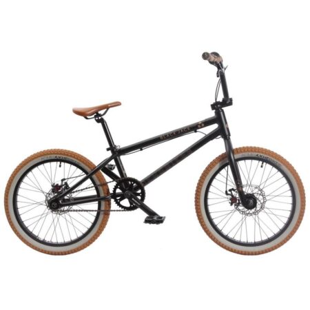 Vélo BMX alu BLACK JACK DISC AL noir 20 pouces 10 kg