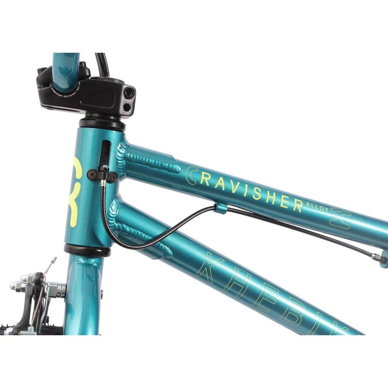 Vélo BMX alu enfant RAVISHER LL turquoise 18 pouces 8,6kg – Image 4