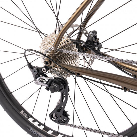Velo BOMBTRACK Audax 49cm 650B Metallic Dark Brown – Image 6