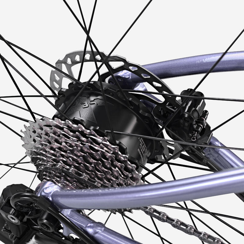 Vélo de route à assistance électrique - E-EDR AF Shimano 105 Di2 2x12S lila – Image 5