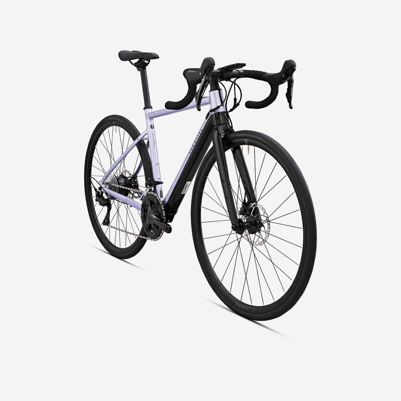 Vélo de route à assistance électrique - E-EDR AF WMN Shimano 105 2x11S lila – Image 2