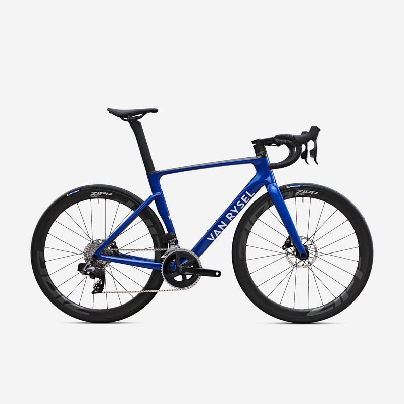 Velo de route rcr rival axs capteur de puissance bleu indigo vif
