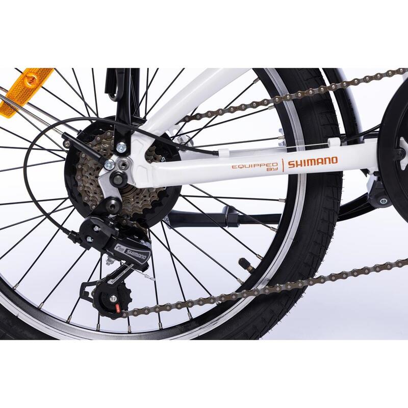 Vélo de Ville Pliant LIGHT 20", Aluminium, SHIMANO 7v, Selle Comfort – Image 4