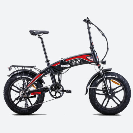 Vélo électrique Nasa Noir-Rouge par Tucano Bikes