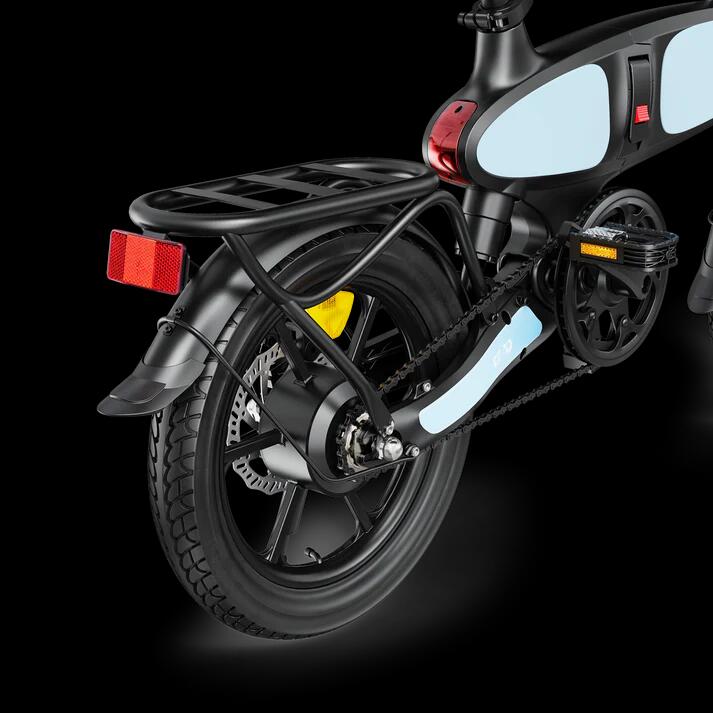 Vélo électrique pliable DYU C2 16 pouces, batterie 48 V 7,5 Ah – Image 4
