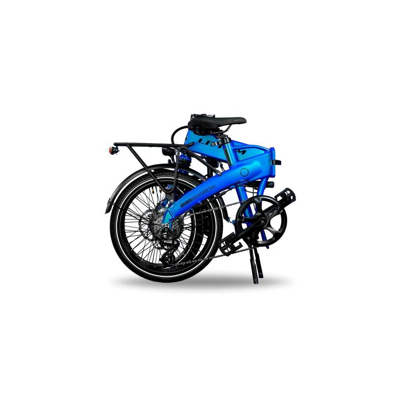 Vélo électrique pliant LITTIUM IBIZA RAINBOW Bleue 14 AH – Image 2