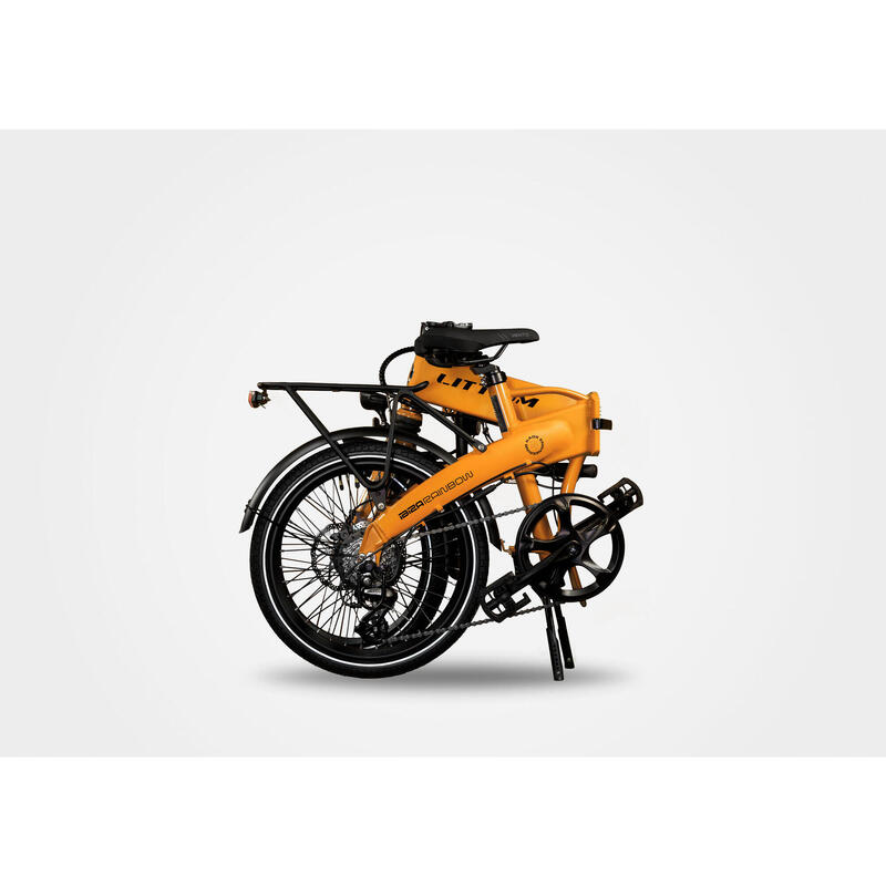 Vélo électrique pliant LITTIUM IBIZA RAINBOW Orange 14 AH – Image 2
