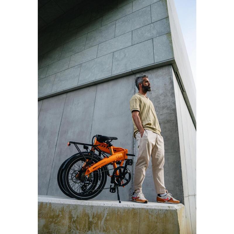 Vélo électrique pliant LITTIUM IBIZA RAINBOW Orange 14 AH – Image 3