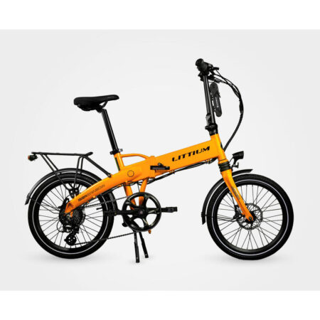 Vélo électrique pliant LITTIUM IBIZA RAINBOW Orange 14 AH