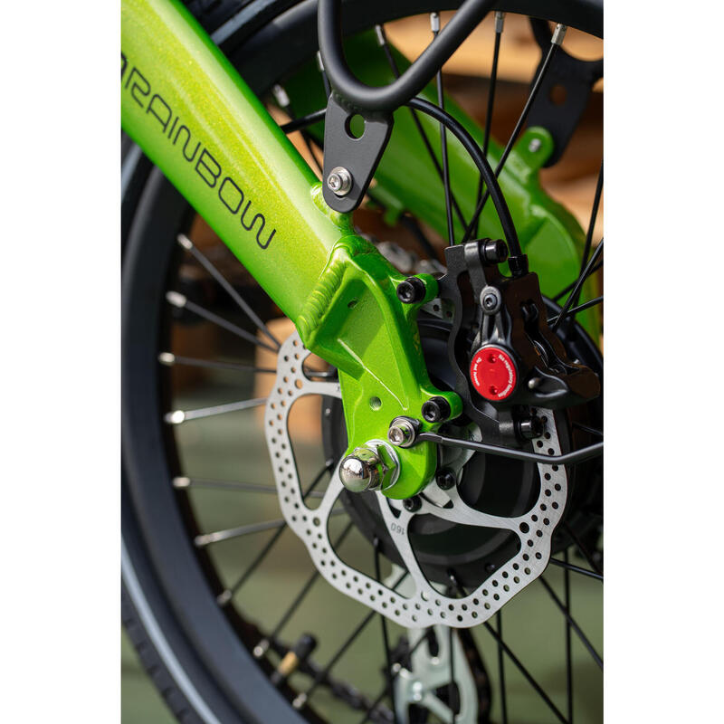 Vélo électrique pliant LITTIUM IBIZA RAINBOW Verte 10,4 AH – Image 6