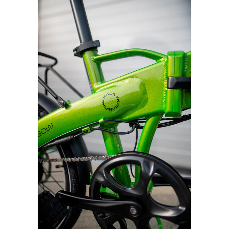 Vélo électrique pliant LITTIUM IBIZA RAINBOW Verte 14 AH – Image 5
