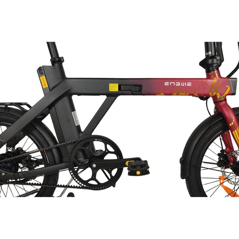 Vélo Pliable électrique - P20 Rouge – Image 2