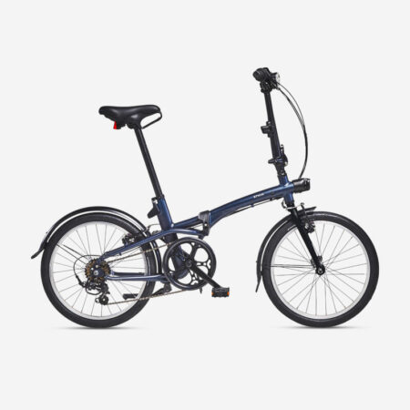 VÉLO PLIANT FOLD 500 BLEU FONCE