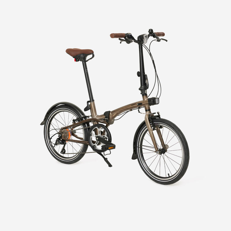 VÉLO PLIANT FOLD 560 ALUMINIUM BRUT VERNIS – Image 3