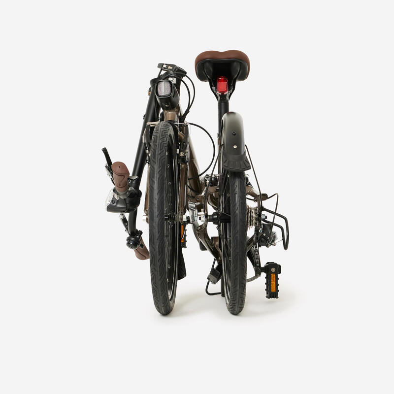 VÉLO PLIANT FOLD 560 ALUMINIUM BRUT VERNIS – Image 4