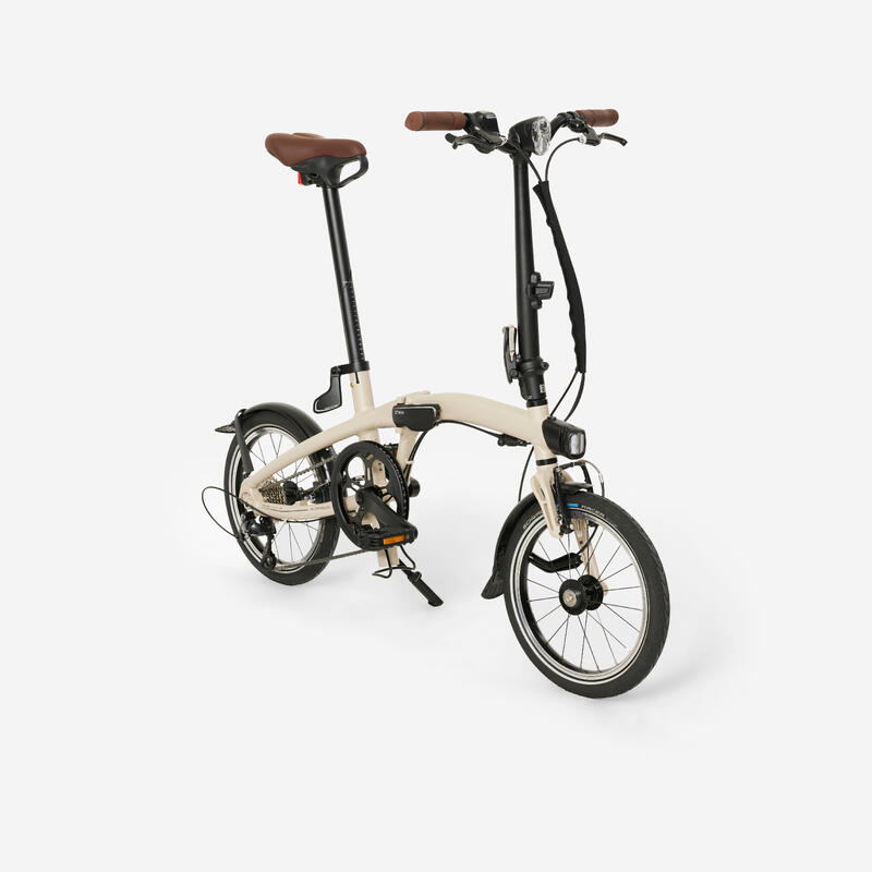 Velo pliant ultra compact fold light 1 seconde beige – Image 3
