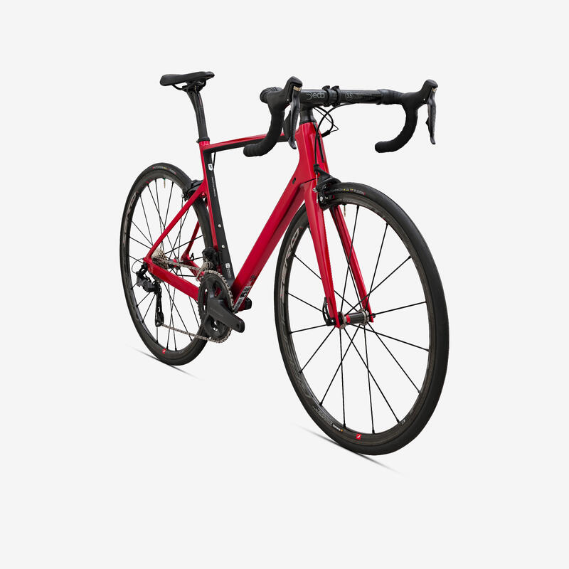Velo route edr cf ultegra di2 patin rouge – Image 2