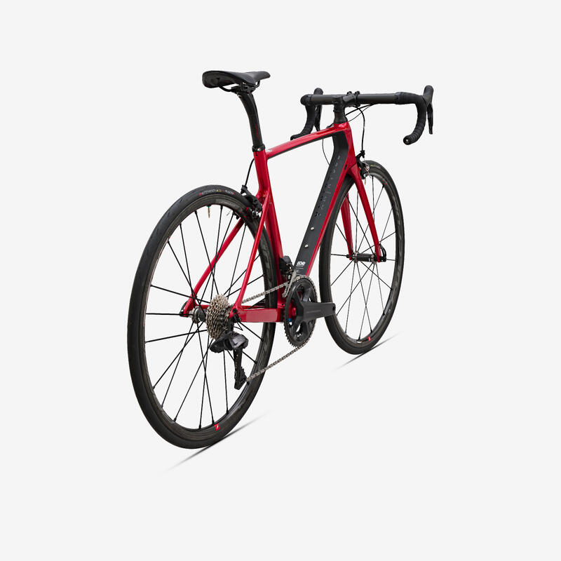 Velo route edr cf ultegra di2 patin rouge – Image 3